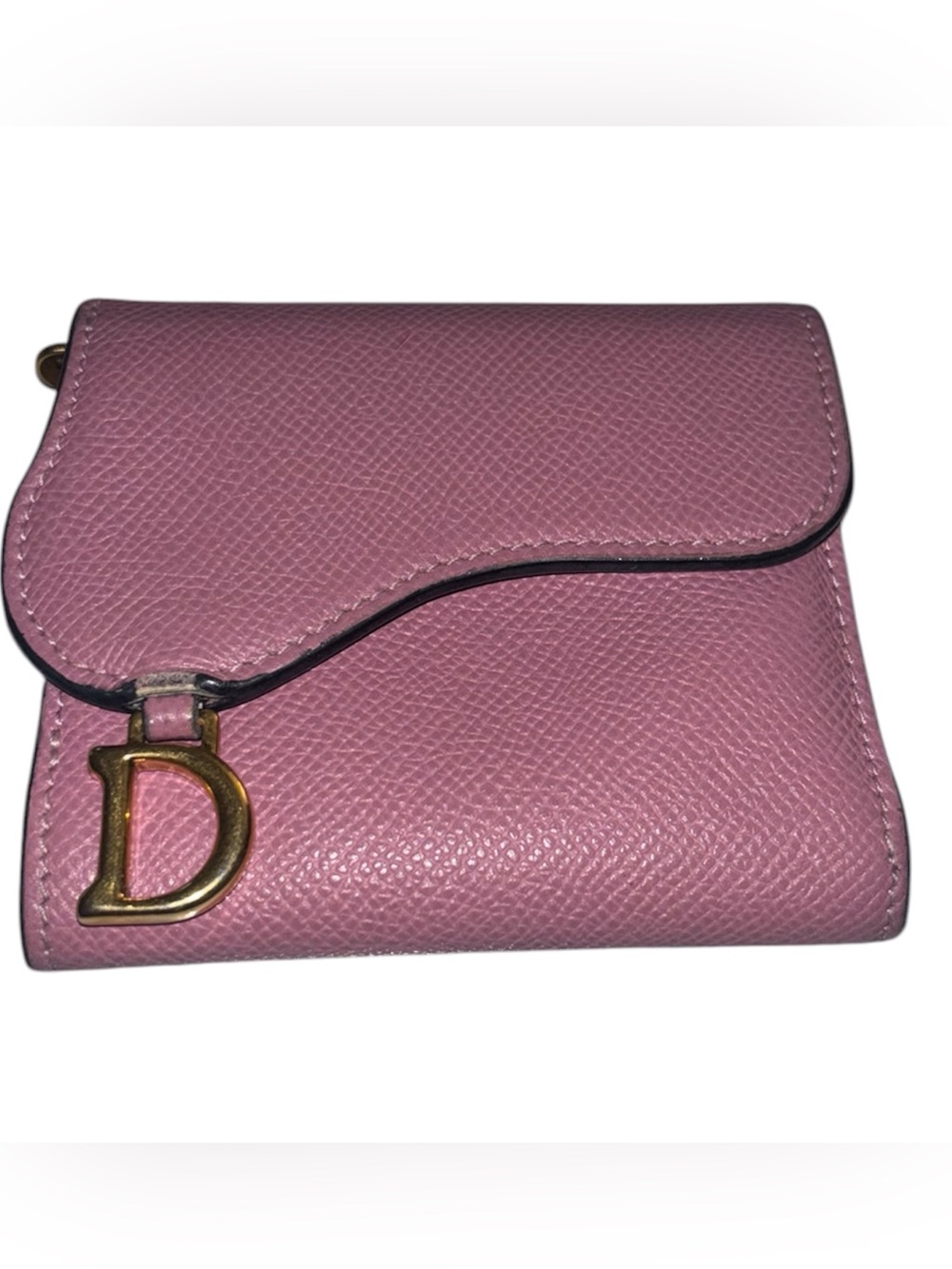 DIOR Saddle Lotus wallet (Lavender Goat Skin) - Picture 2 of 12